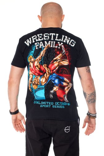 T-shirt Octagon Wrestling Family