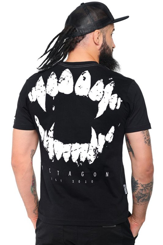 T-shirt Octagon Zęby black