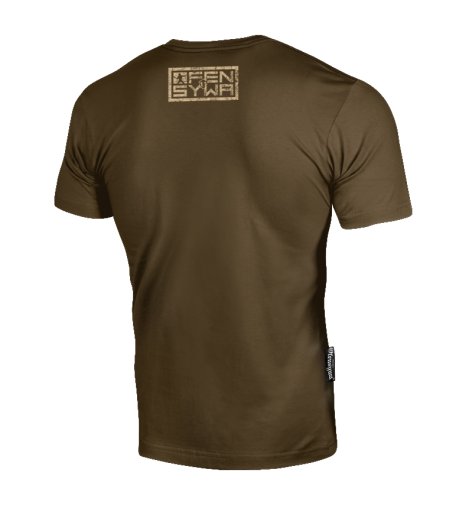 T-shirt Ofensywa Adrenalina brązowy