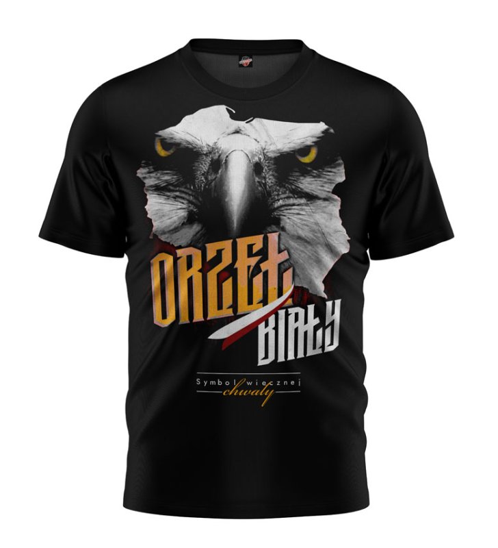 T-shirt Orzeł Biały WRP czarny