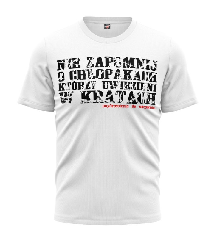 T-shirt PDW Nie Zapomnij O Chłopakach biały