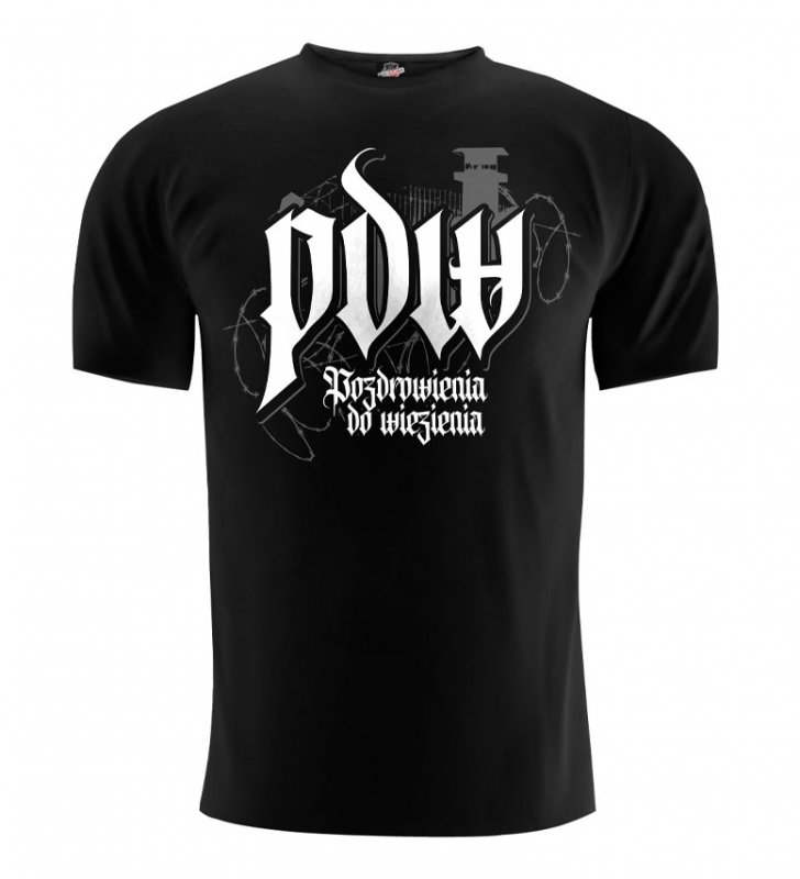T-shirt Public Enemy PDW czarny