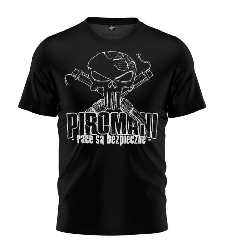T-shirt Piromani czarny 