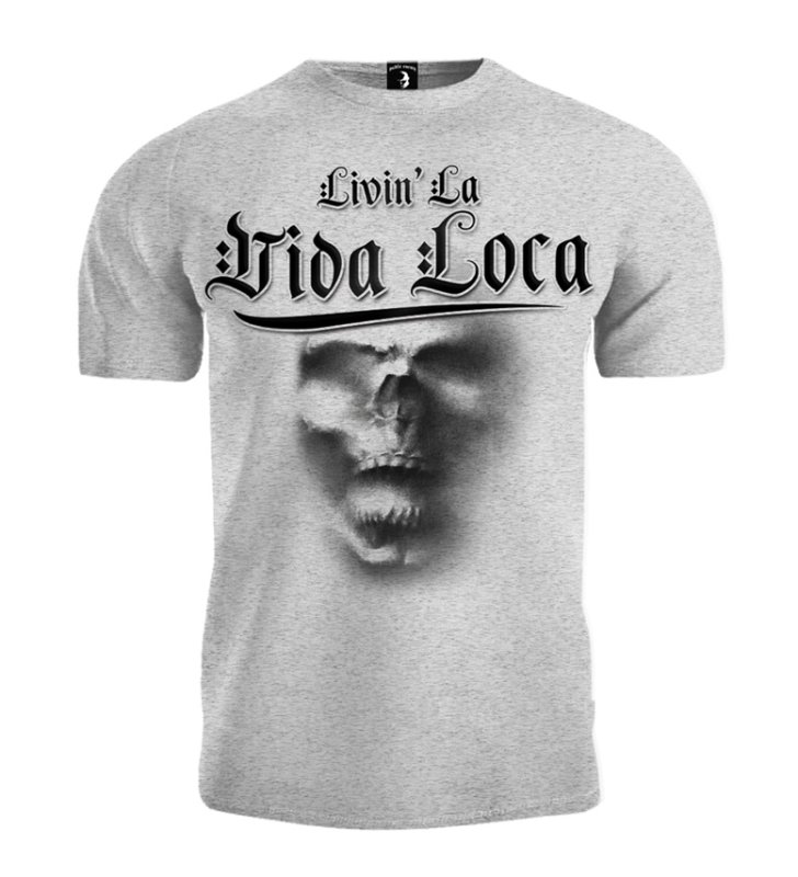 T-shirt Public Enemy La Vida Loca szary OUTLET
