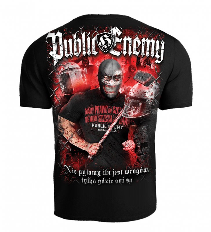 T-shirt Public Enemy Nie pytamy ilu jest wrogów