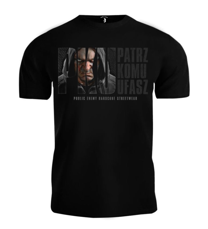 T-shirt Public Enemy Patrz Komu Ufasz Hardcore Street Wear
