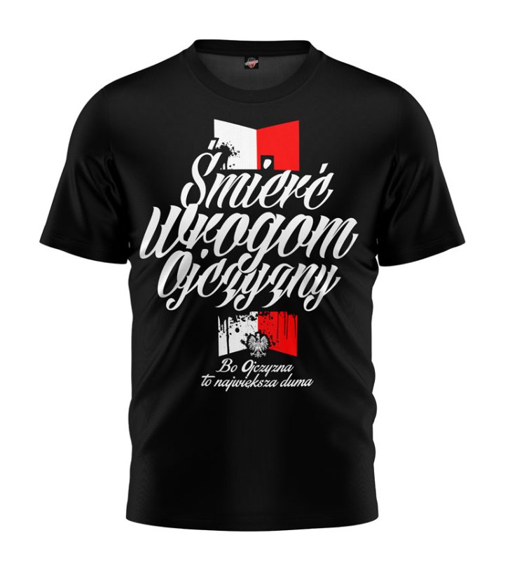 T-shirt Śmierć Wrogom Ojczyzny 1 czarny OUTLET