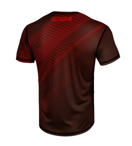 T-shirt Sport Octagon Blocks red