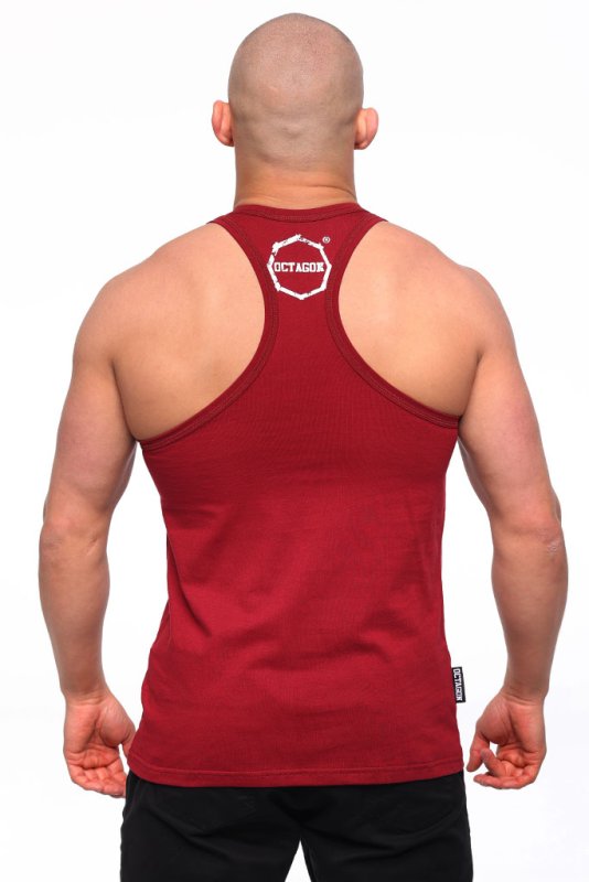 Tank Top Octagon Logo Smash Small burgund