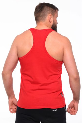 Tank Top Octagon Small Logo red