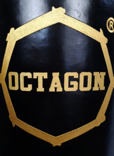 Worek bokserski Octagon 180x45 CARBON gold